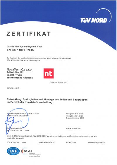 certifikát